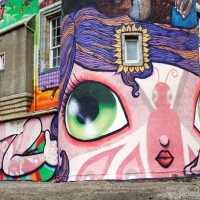 Os olhos expressivos na arte urbana