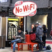 Kit Kat e a zona livre de Wifi