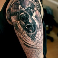 Tatuagens geométricas por Peter Aurisch