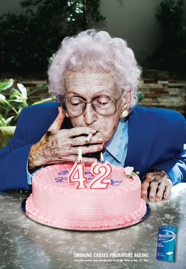 Fumar causa o envelhecimento prematuro