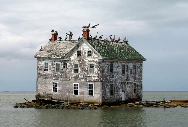 Ilha Holanda na Baía de Chesapeake, Estados Unidos