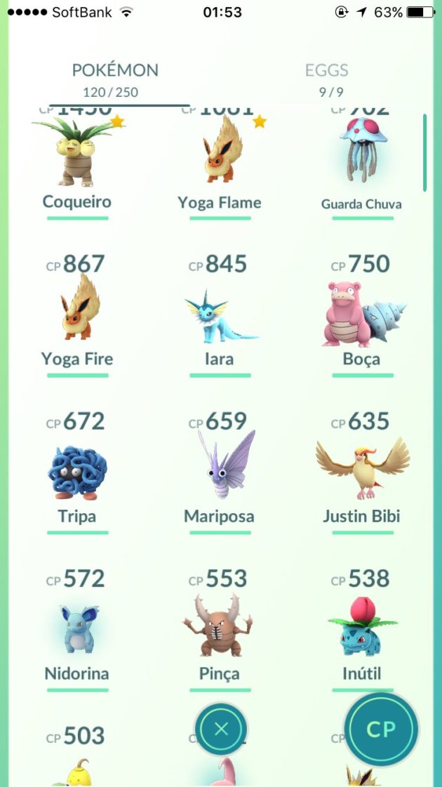 Pokémons são batizados com nomes bizarros e comparado com