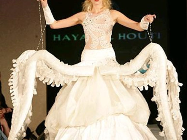 vestido de noiva exotico