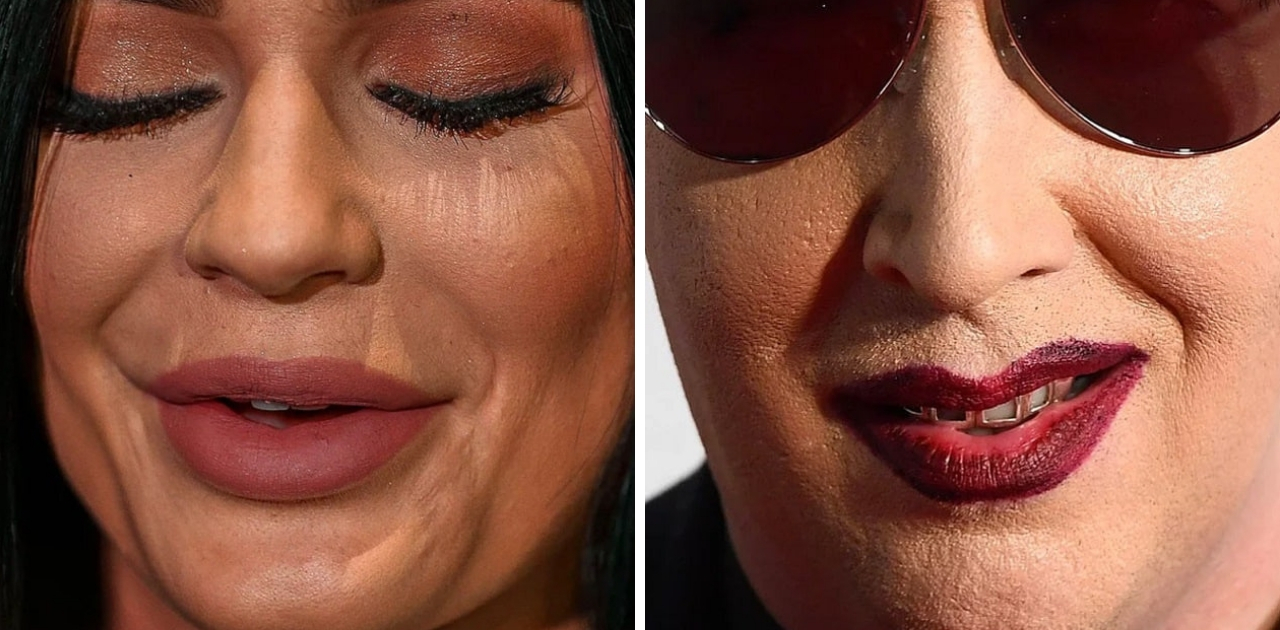15 fotos de celebridades vistas de perto revelando como elas realmente são