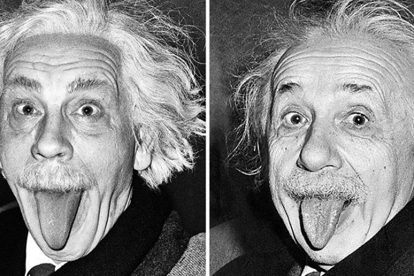 Arthur Sasse / Albert Einstein mostrando a língua (1951)