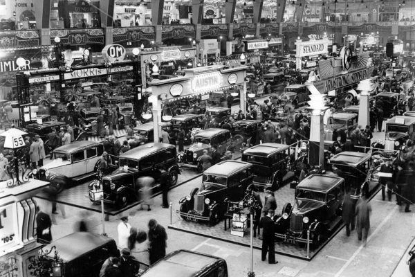 International Motor Show in London. 1932.  (Photo by Austrian Archives (S)/Imagno/Getty Images)