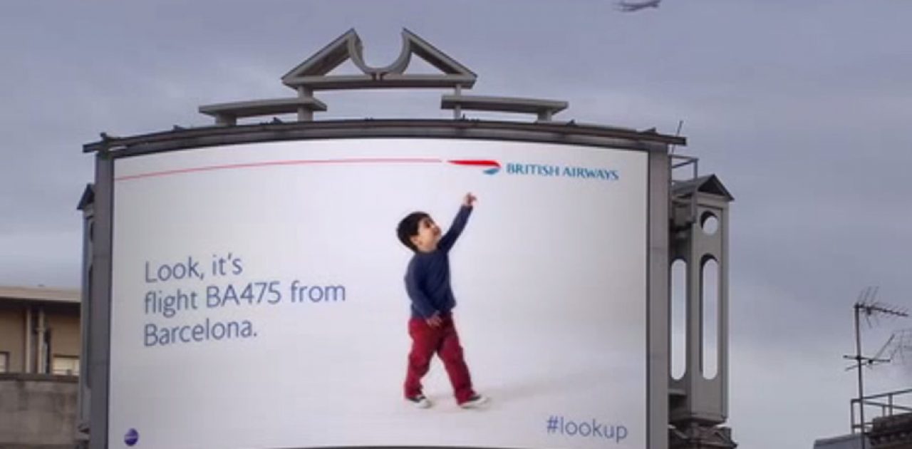 British-Airways- outdoor interativo