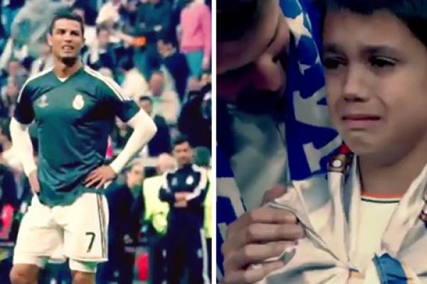 Cristiano Ronaldo acerta bola em rosto de criança e depois surpreende todos com sua atitude