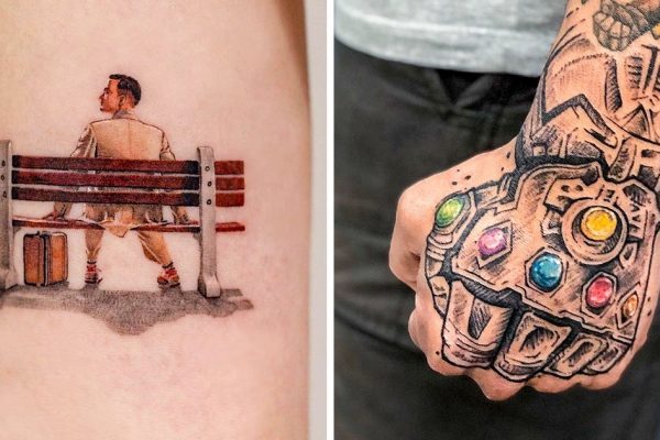 Tatuagens de filme capa