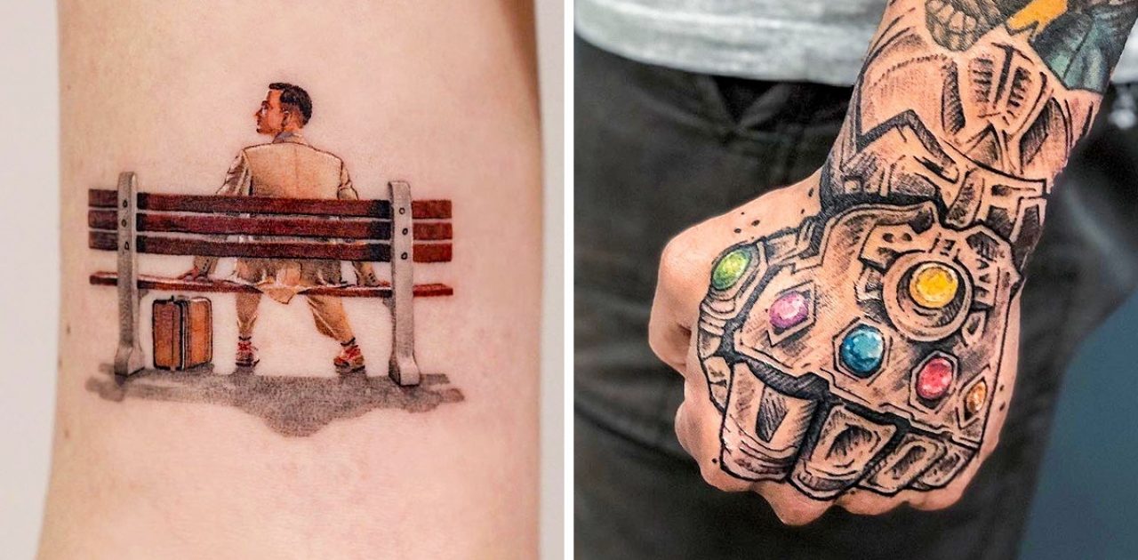 Tatuagens de filme capa