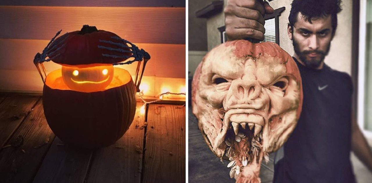 abóboras de halloween capa