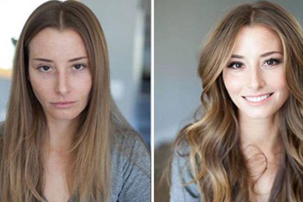 antes e depois maquiagem capa