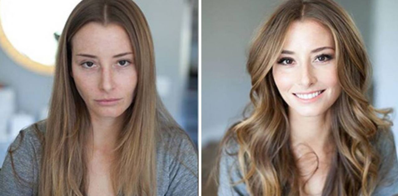 antes e depois maquiagem capa