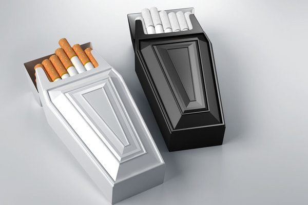 4. Embalagem de cigarro anti-fumo - O apelo emocional dessa embalagem é bem mais chocante do que as fotos nos versos das embalagens que tem atualmente nos cigarros!