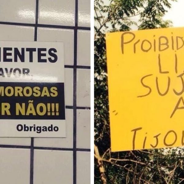 avisos engraçados