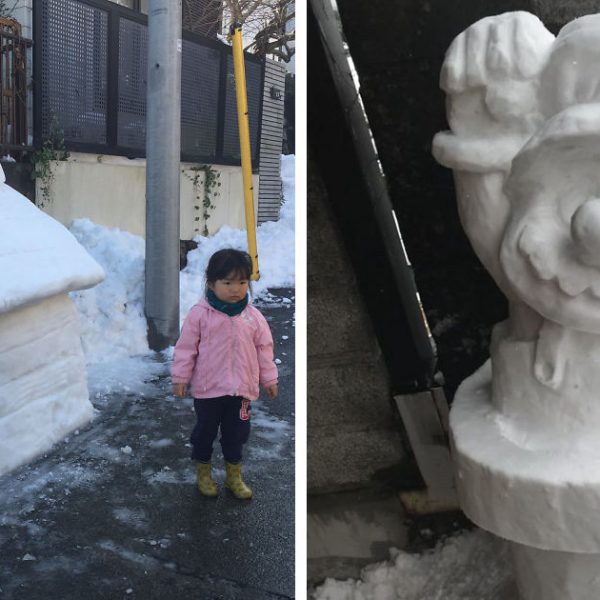 boneco de neve japones capa
