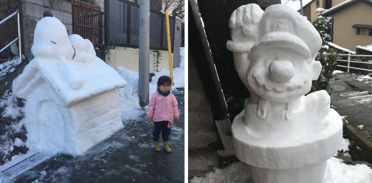 boneco de neve japones capa