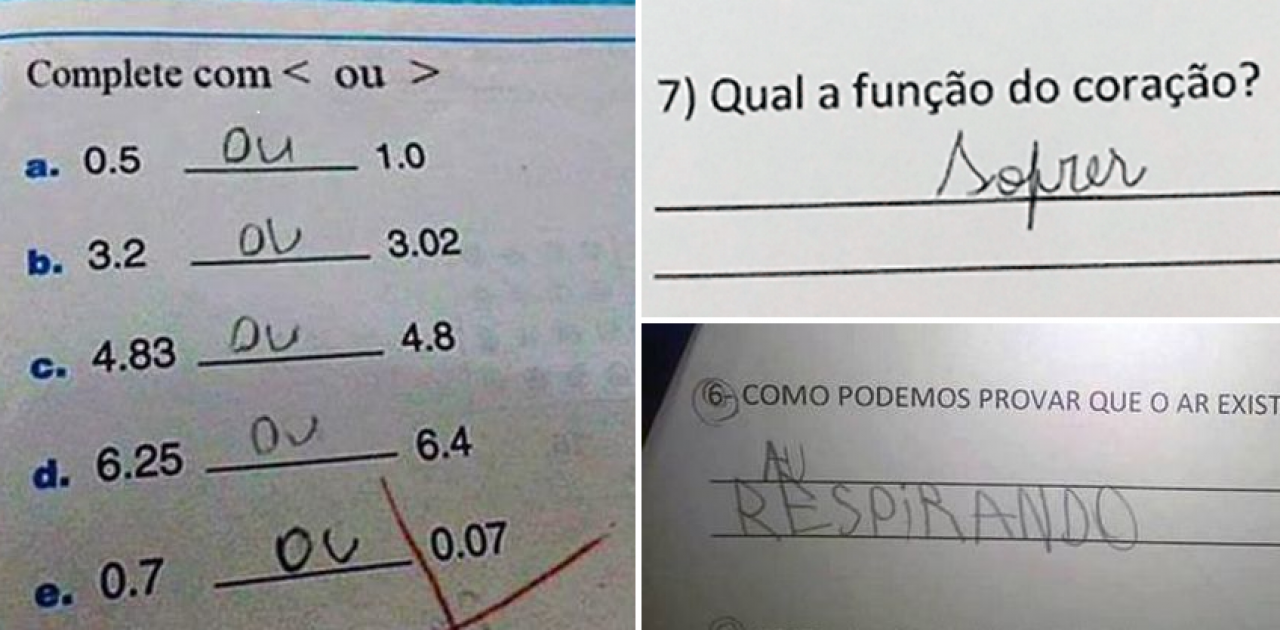 Exemplos De Questões De Provas Mal Elaboradas
