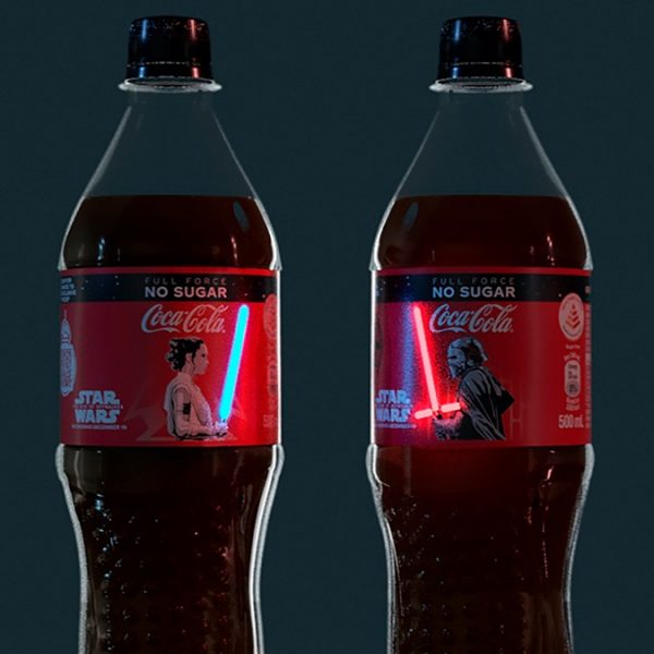 coca com led capa