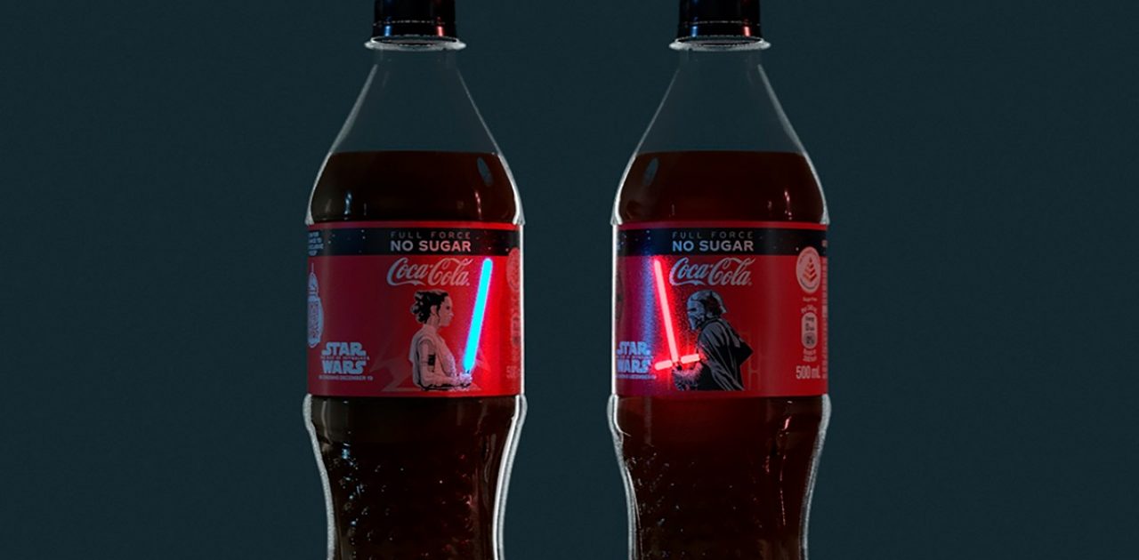 coca com led capa