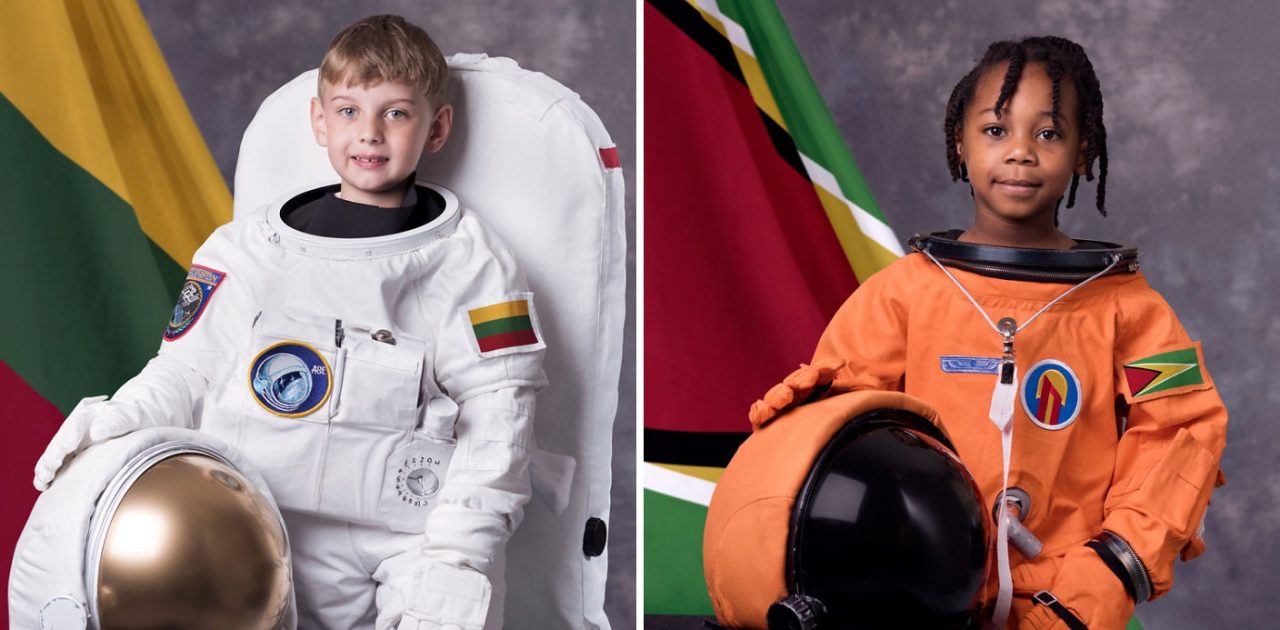 criança astronauta capa
