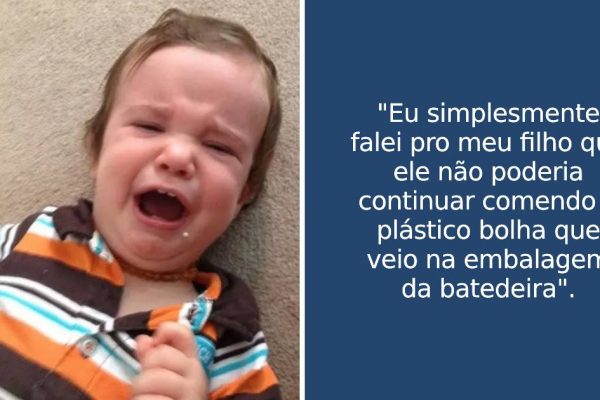 criança chorando capa