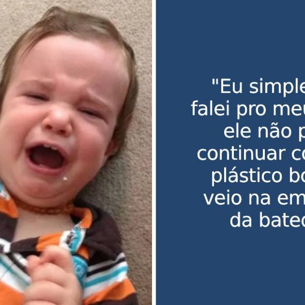 criança chorando capa