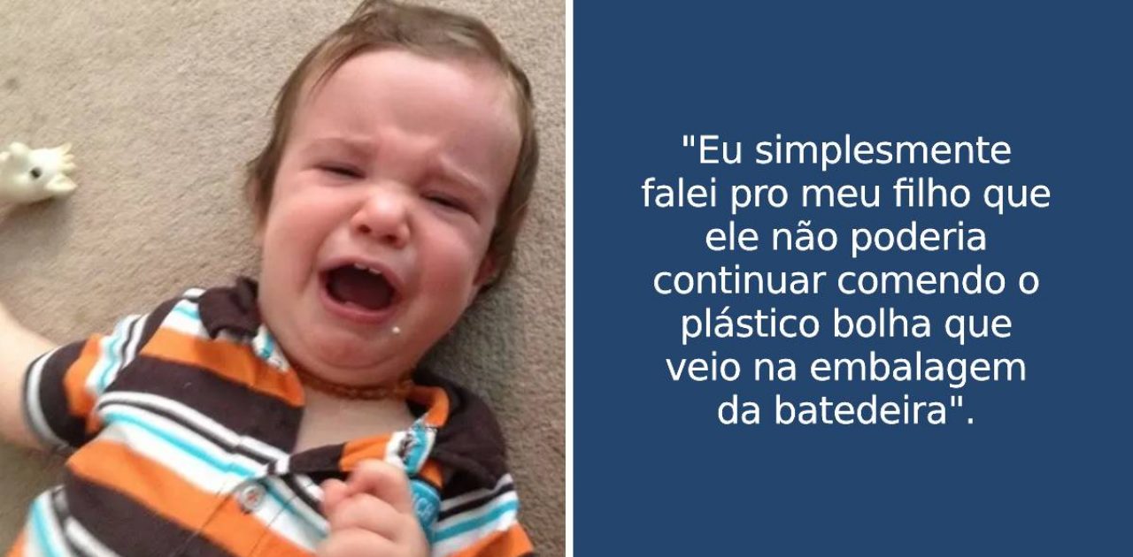 criança chorando capa