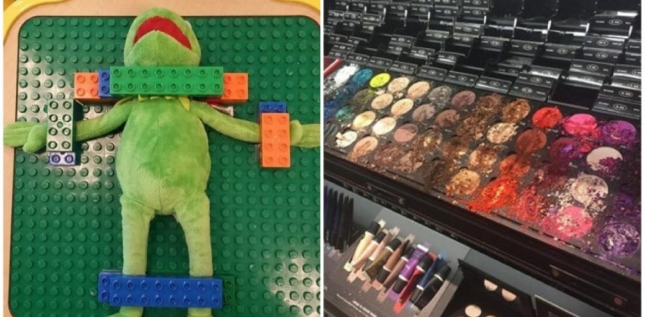 criança nas compras capa