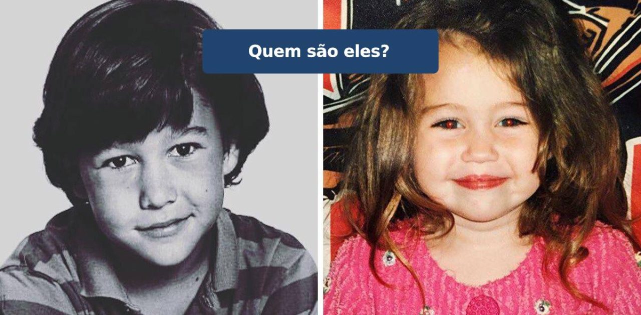 famosos na infância capa