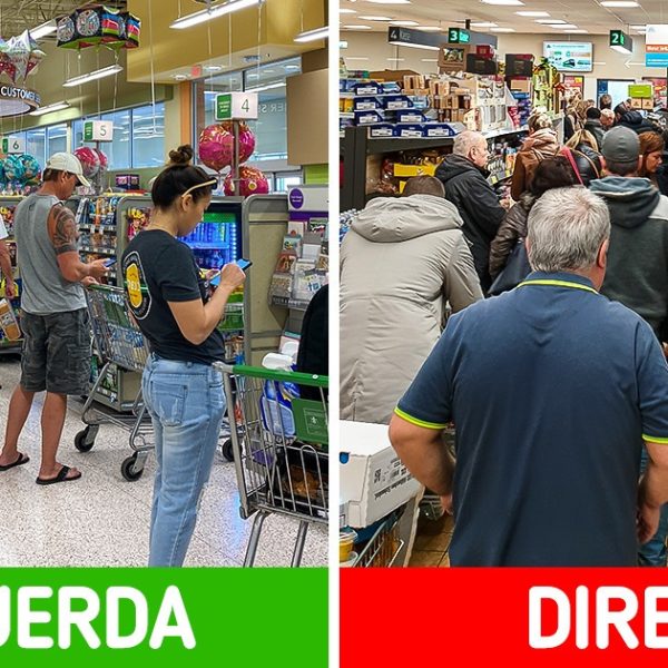 fila de supermercado capa