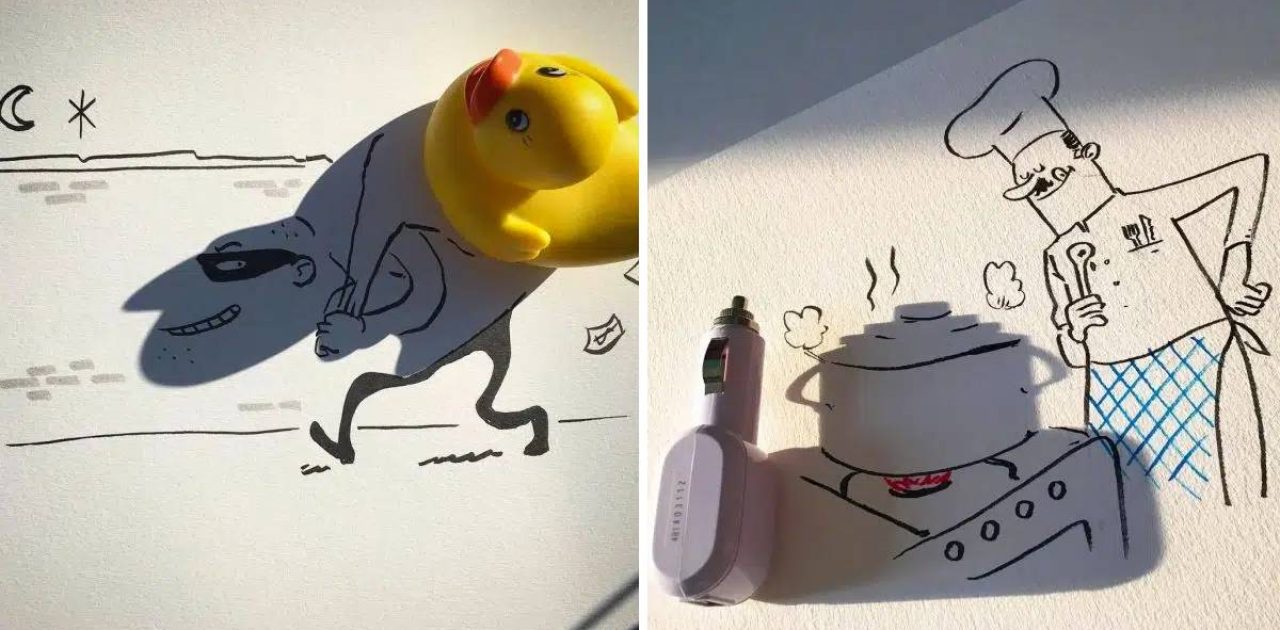 ilustração sombra capa