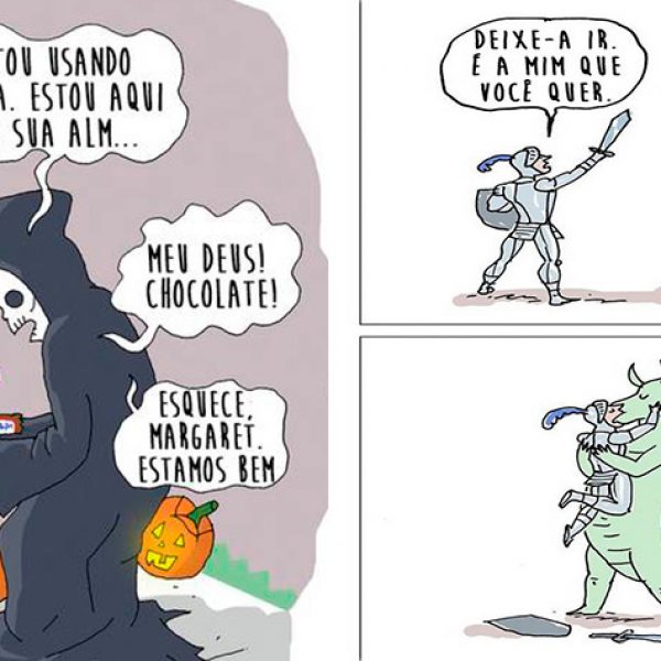 ilustração divertida capa