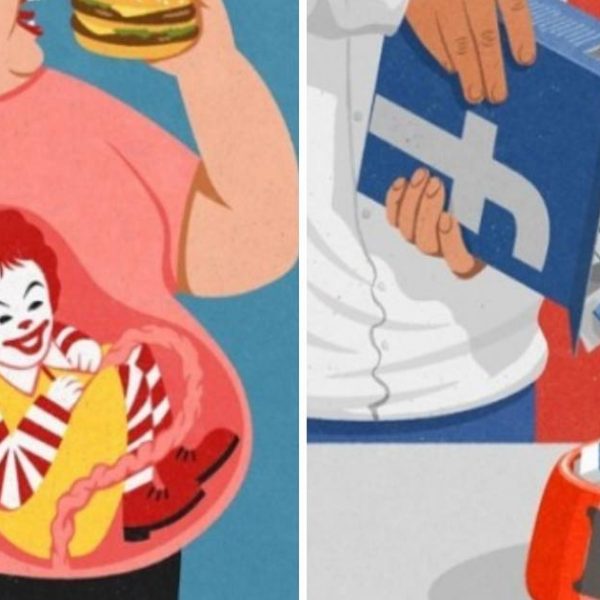 ilustrações chocantes capa