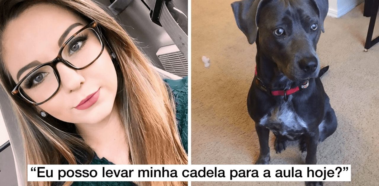 levar cachorra na escola capa