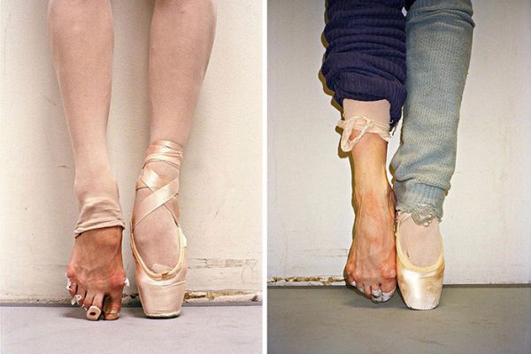 pés de bailarinas capa
