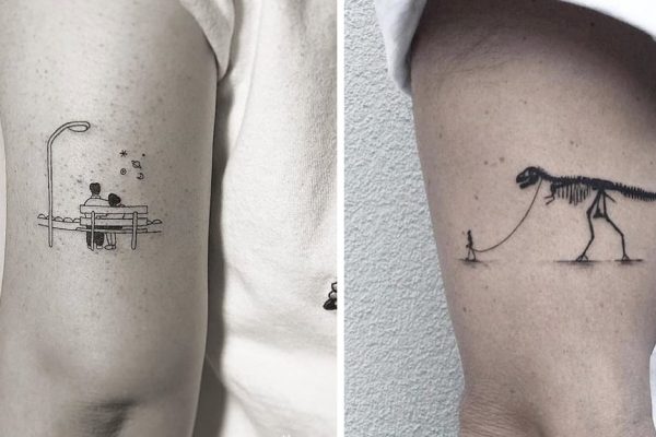 tatuagem minimalista capa