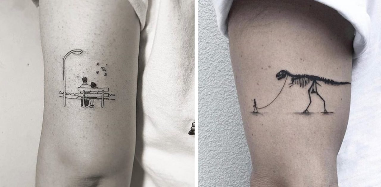 tatuagem minimalista capa