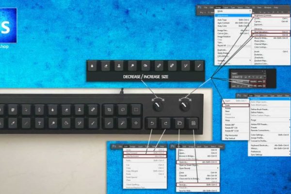 teclado photoshop capa