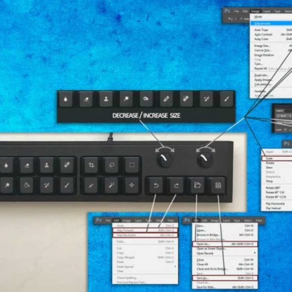 teclado photoshop capa