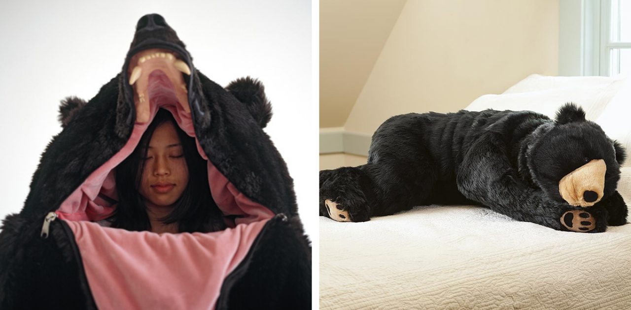 urso de dormir capa