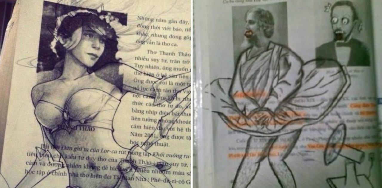 vandalismo em livros capa