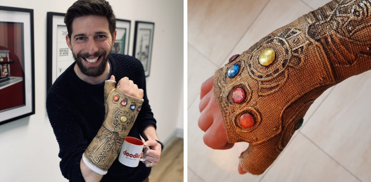 virou Thanos capa